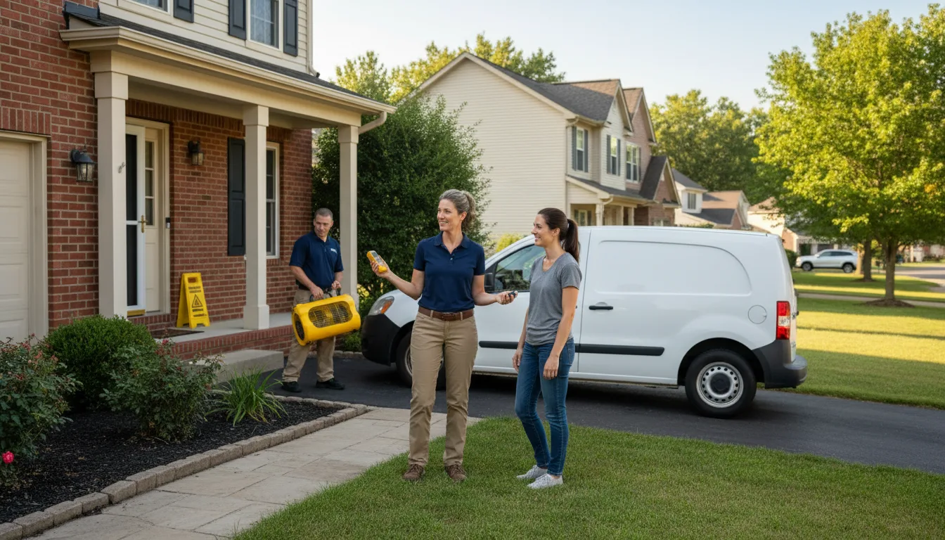Residential water damage restoration in Coal Creek, CO